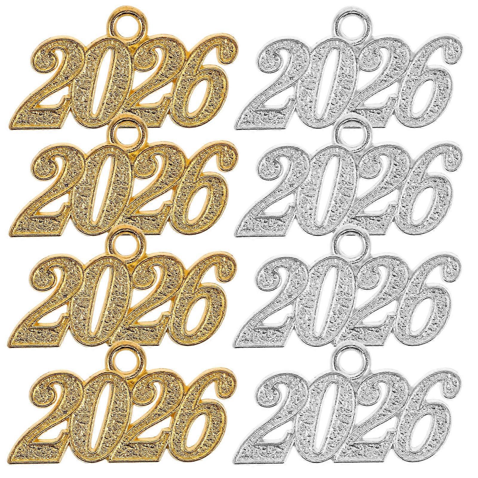 Elegant Design 2026 Charm Jewelry Accessory for New Year Celebrations and Graduation Electroplating Process 20Pcs
