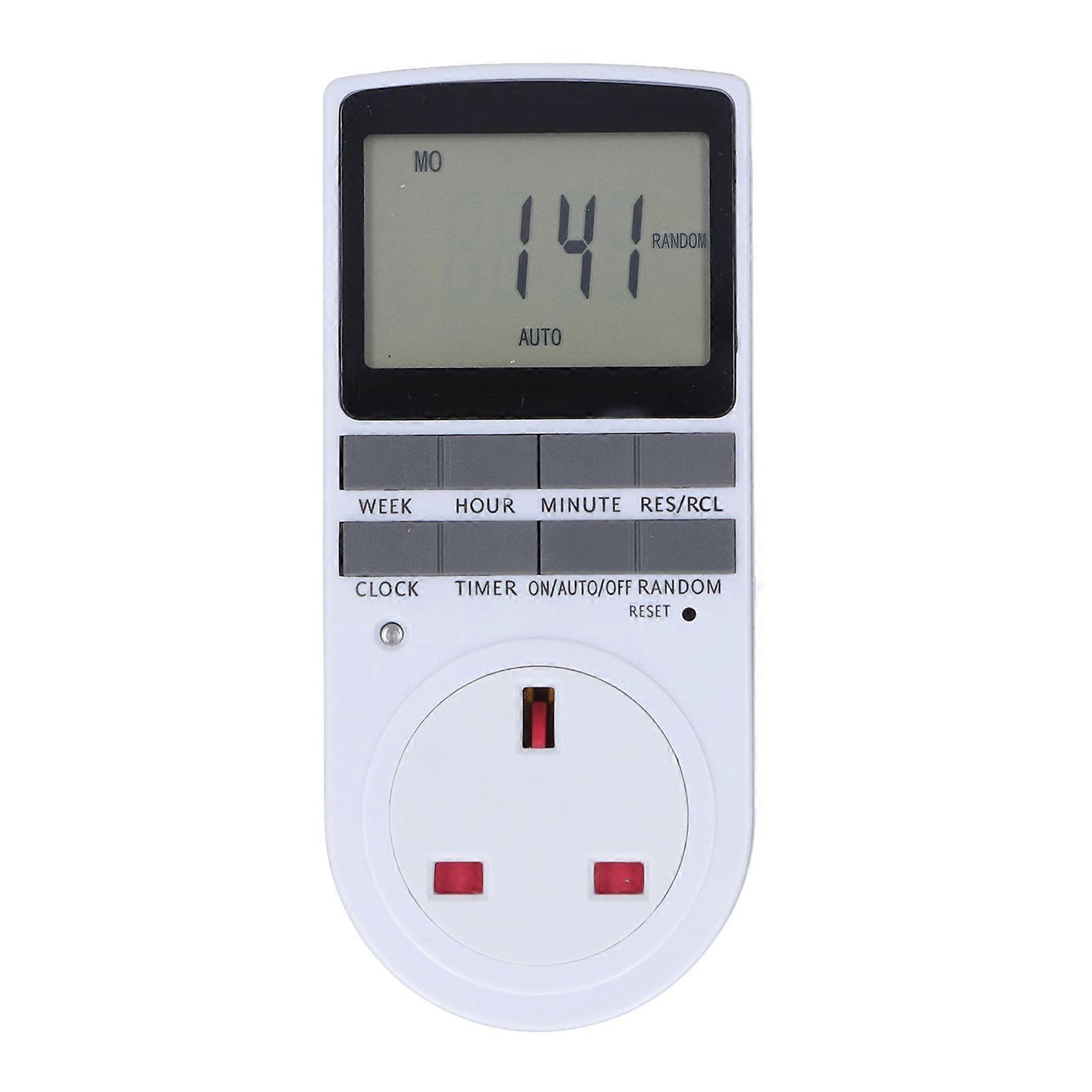 Timer Outlet Digital Intelligent Energy Saving Flame Retardant High Power Timing Power Socket