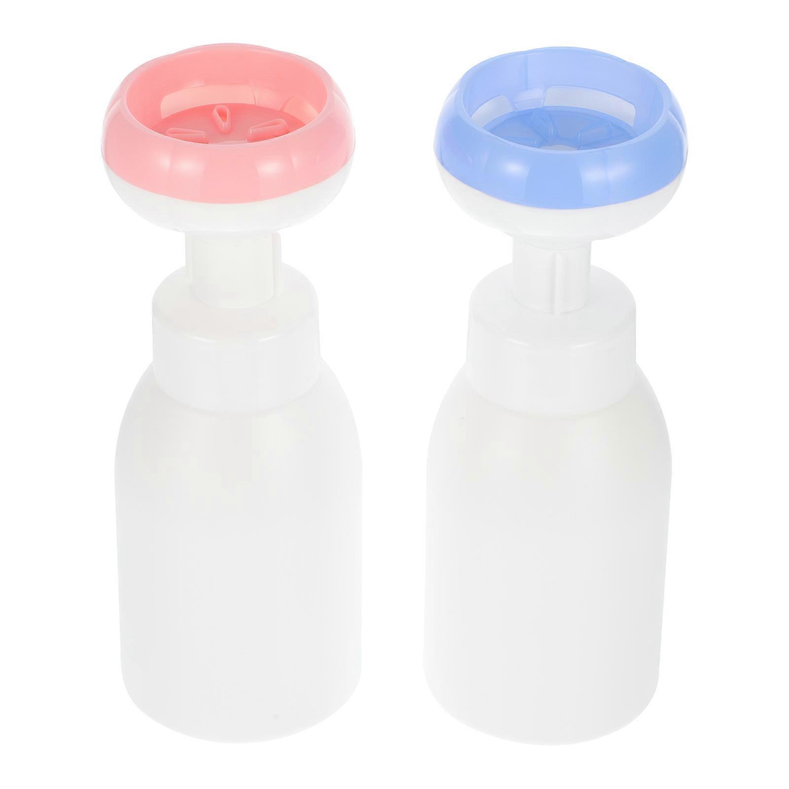Muovipullot shampoo vaahtoava pumppupullo matkatäyttöpullo 7x19cm 2kpl