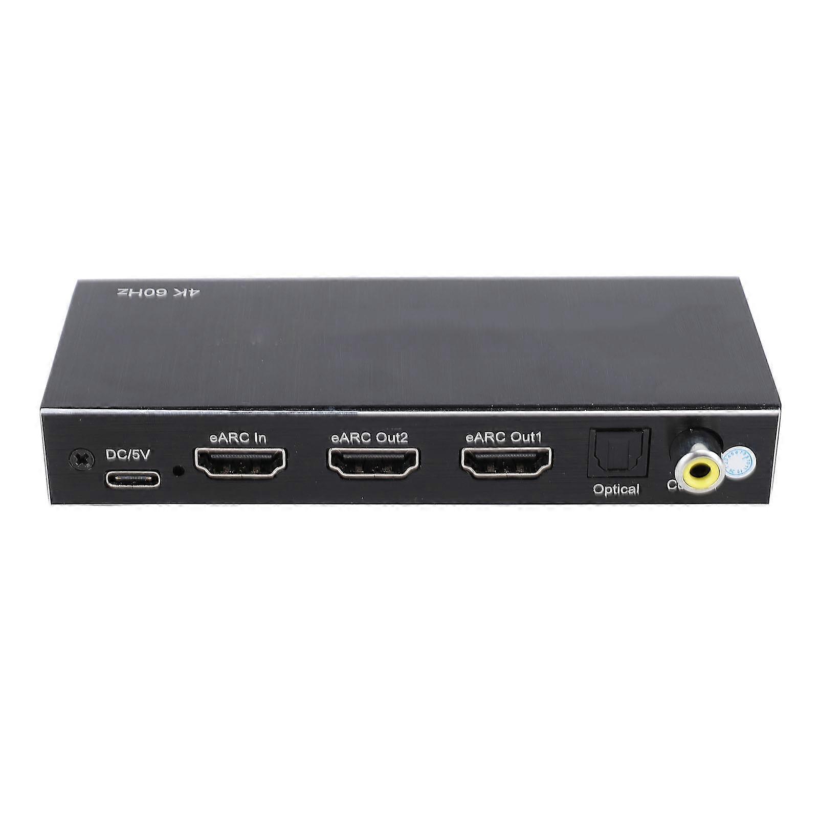 EARC Switcher 4K@60Hz HDMI Matrix 1 Input 2 Output US Plug