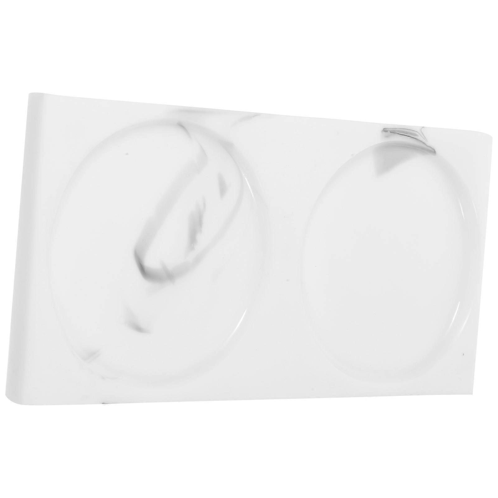 Bathroom Counter Tray Vanity Tray For Bathroom Counter Rectangular Shape Resin Material 1Pcs