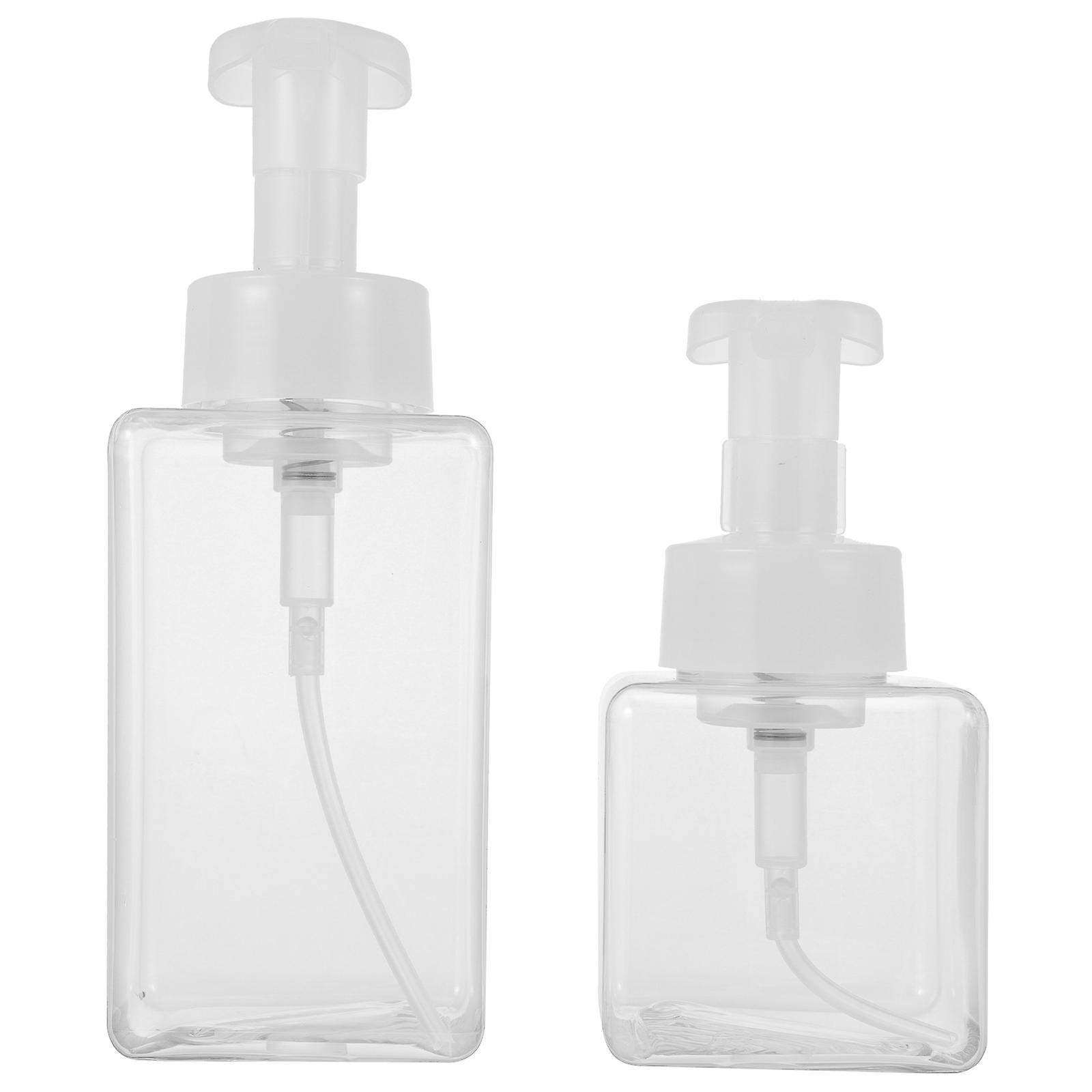 Foamed Bottles Refillable Travel Bottles Portable And Durable For Overnight Stay 2Pcs