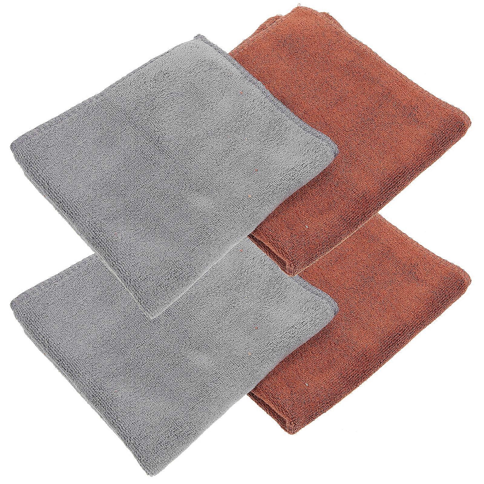Coffee Machine Cleaning Cloth Cleaning Rag For Home Users Nylon Water Absorption 4Pcs