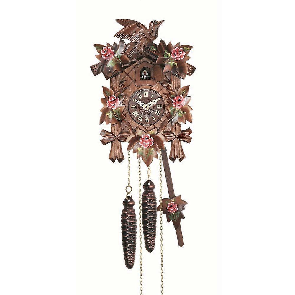 Engstler - 522/9 - Cuckoo Clock - 1-Day Chain Hoist - Walnut - 22 cm