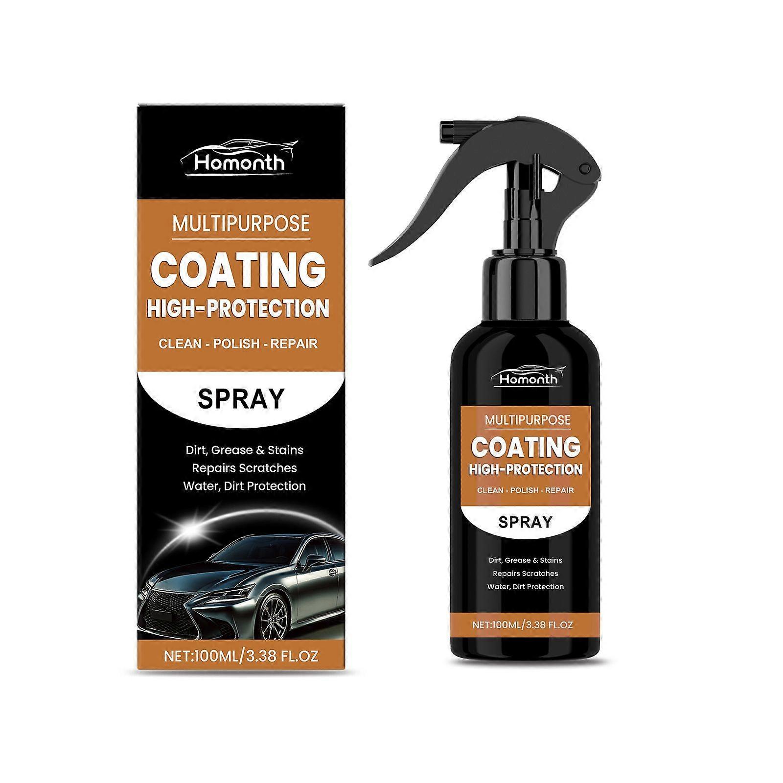 3-in-1 Car Paint Quick Spray with High Protection, Quick Car Coating Spray, Car Scratch Remover, Nano Repair & Protective Coating