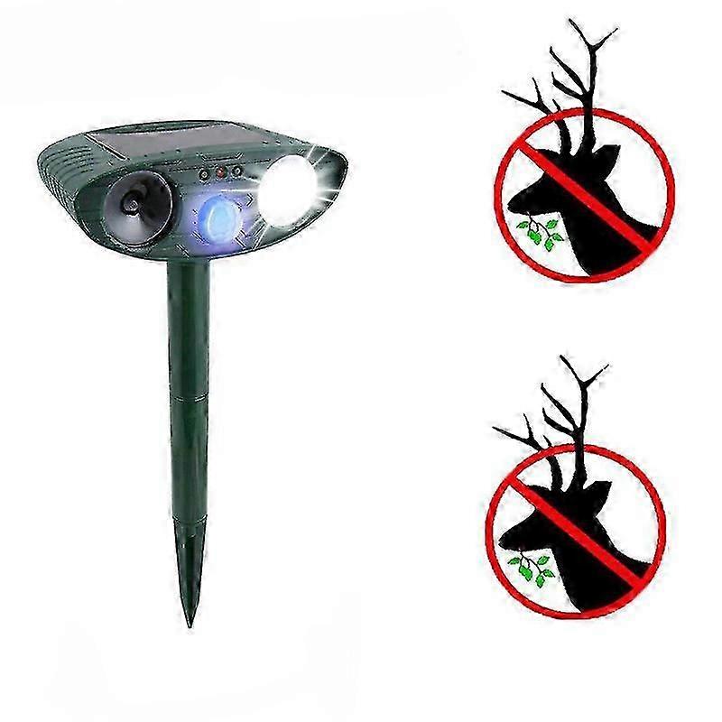 Ultrasonic Deer Repeller - 1pcs Solar Powered - Get Rid Of Deer In 48 Hours