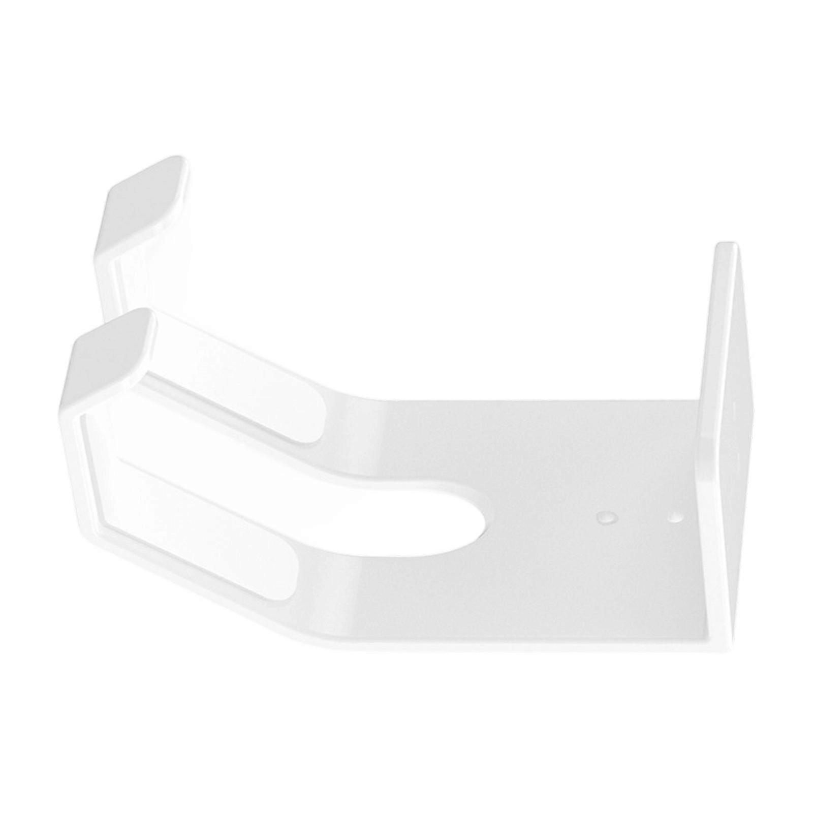 2pcs Game Handle Hanging Bracket for Game Controller Under Desk Storage Rack Adhesive Holder Gamepad Mount Holder White