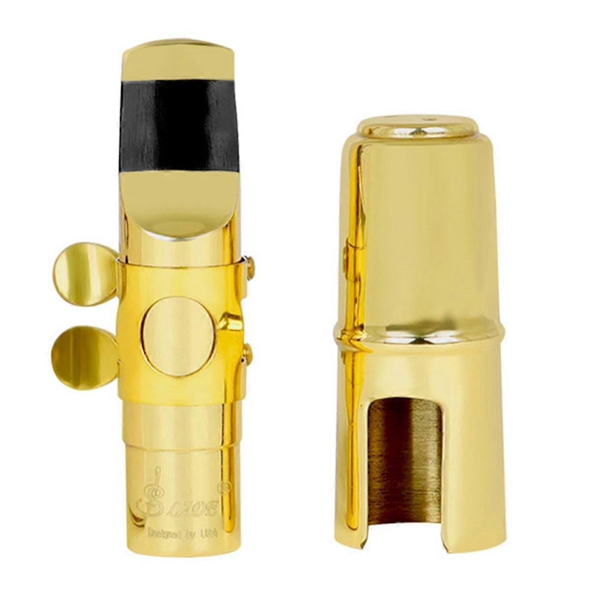 Brass Saxophone Mouthpiece Protective Headjoint Sax Woodwinds Instruments Parts Soprano
