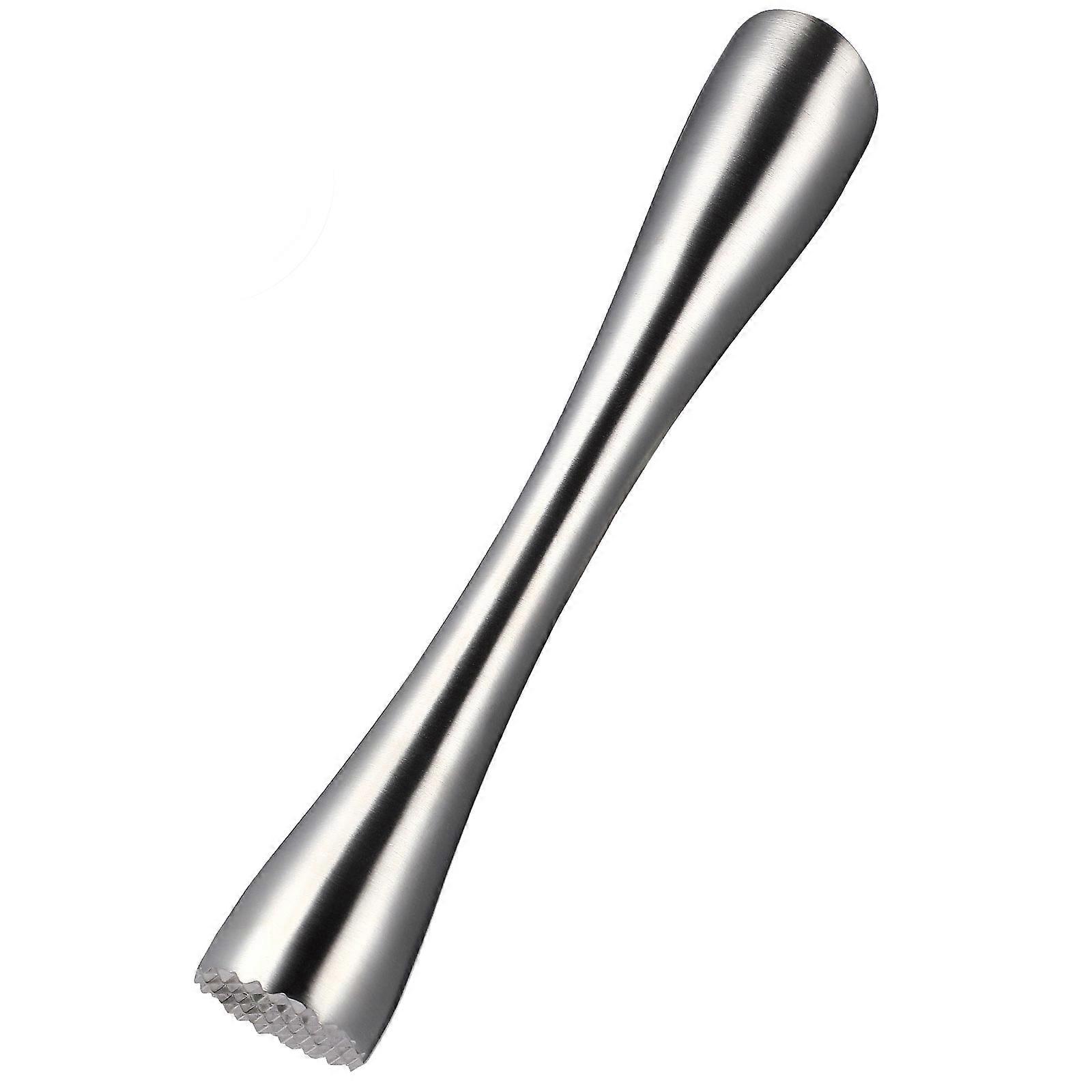 Stainless Steel Cocktail Muddler for Bar Use Silver Color Premium Quality Durability Ensured 8.5 inches