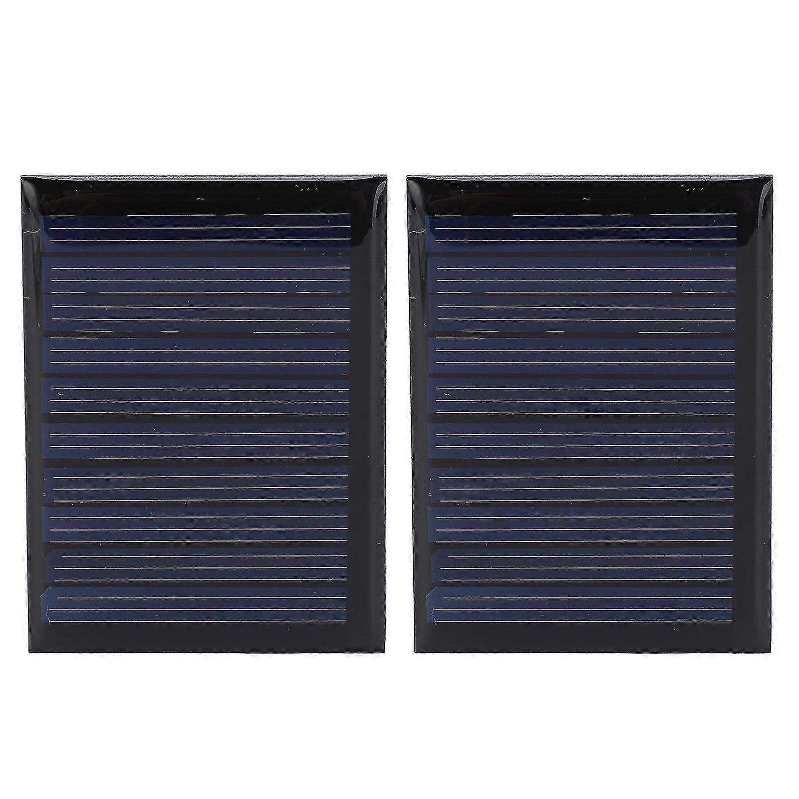 2PCS Mini Solar Polysilicon Panel 60x44mm | Solar Power Epoxy Module Board 5V 50mA SZRH A-J