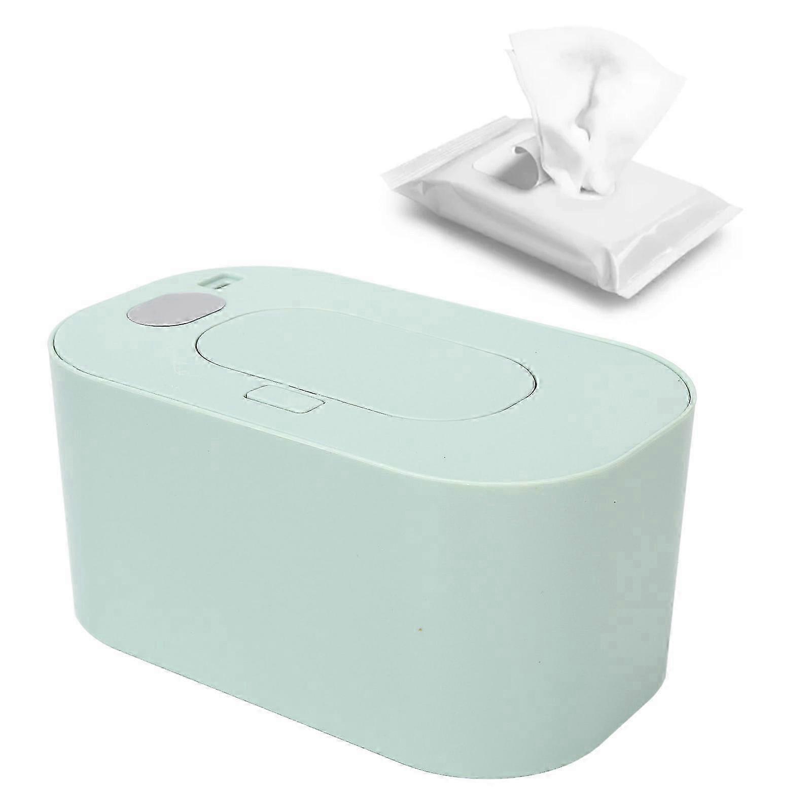 Wet Wipes Heater Portable Household Wet Wipes Heating Box Constant Temperature Wet Wipe Machine Green