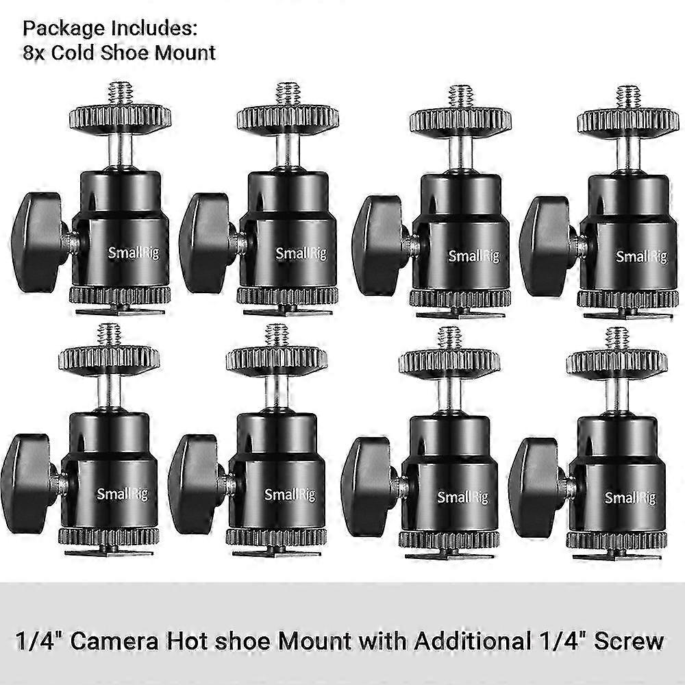 SmallRig-Mini Ball Head with PerfecCold Shoe, Mounting Brackets, Monitor Lights and Video Accessories, 1/2 Camera, 2948 Pieces 2025