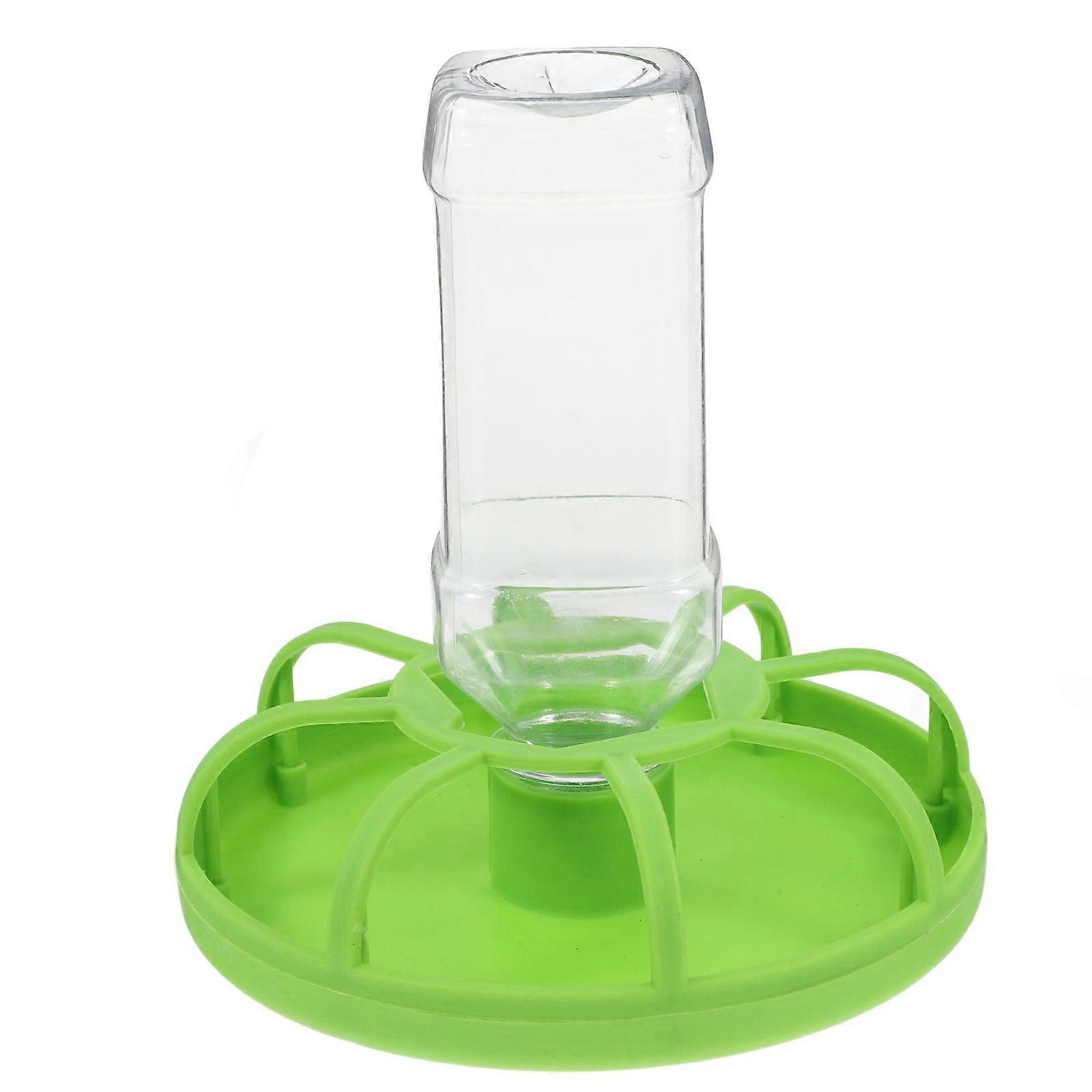 Durable High Capacity Poultry Feeder for Ducks, Quail & Chickens – Reduces Feed Waste in & Small Poultry Areas