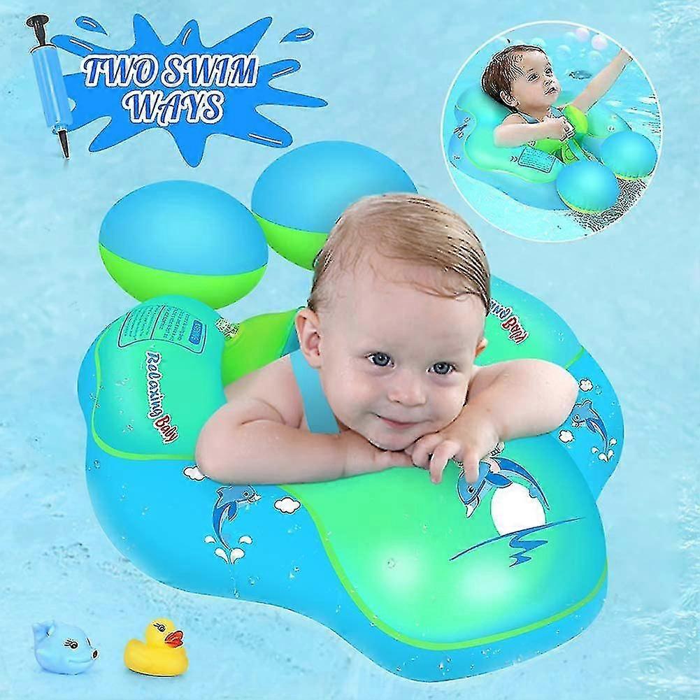 Safe Inflatable Baby Pool Ring for Ages 3-72 Months
