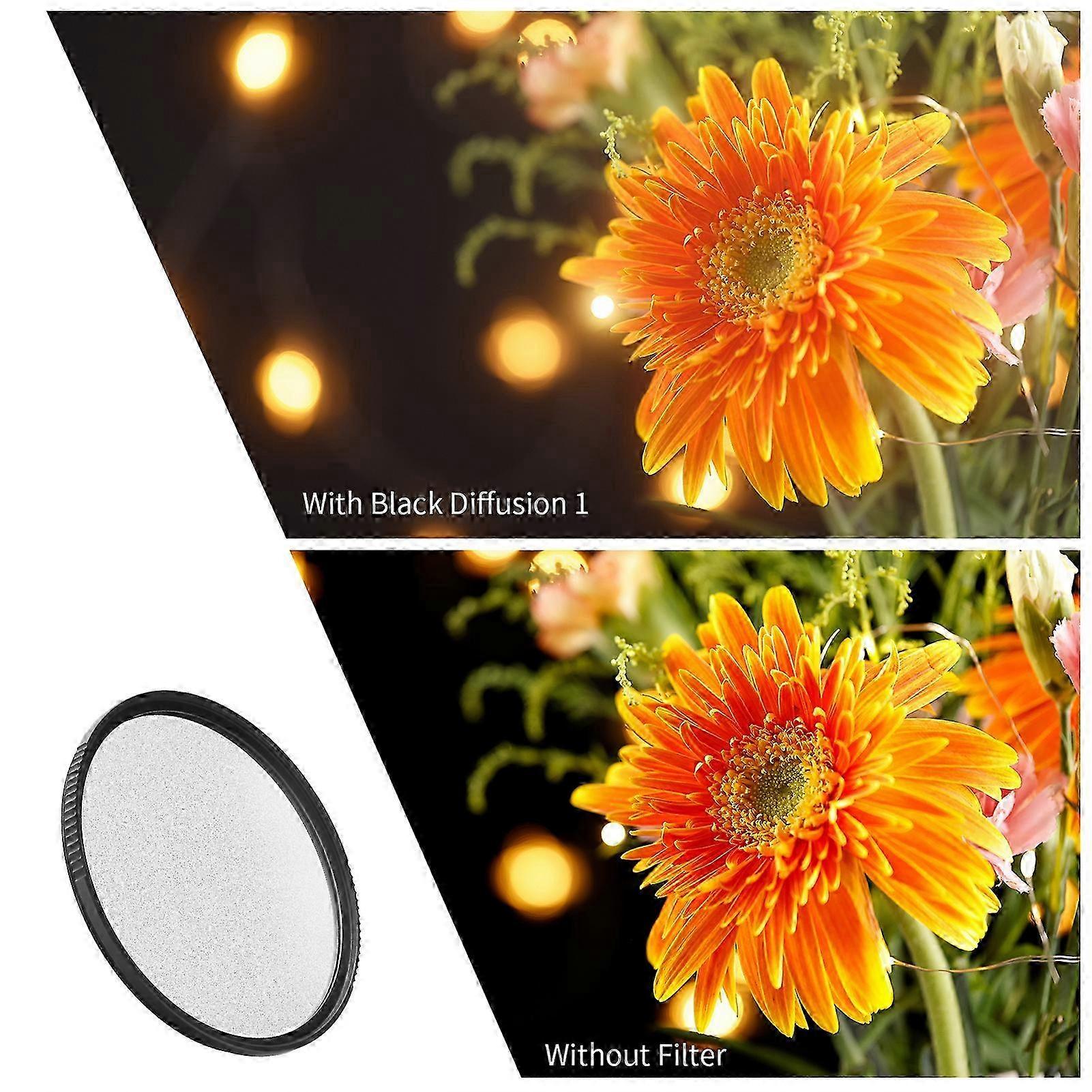 2025 K&F Concept 1/1 Soft Focus Diffusion Filter with Waterproof Dust-Proof FMC Green Film for Camera Lens 52mm