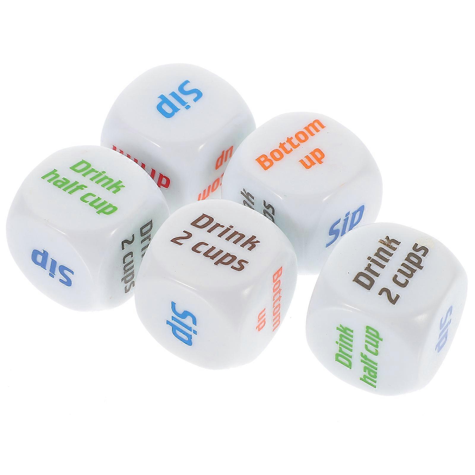 5pcs Drinking Fun Party Game for Adults Lightweight Perfect for Bachelor Parties and Gatherings to Enhance Drinking Experience