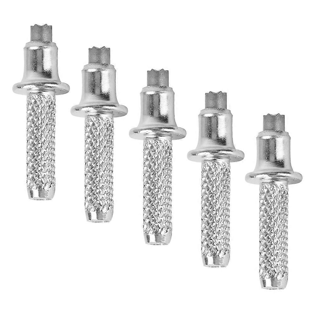 5Pack Hiking Pole Tips Replaceable Tungsten Steel Components Perfect For Rugged Landscapes And Various Outdoor Hiking Conditions