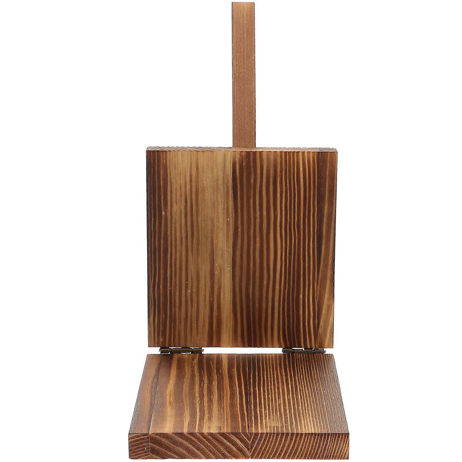 Wooden Dumpling Skin Mold Press Tool for Making Wrappers Efficiently Khaki 7.8x5.9 Inches