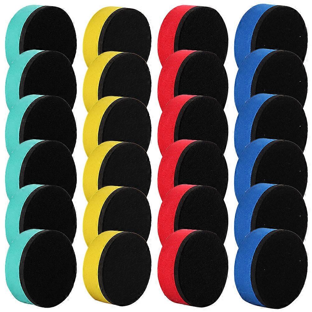Erasers For Training Institutions Yellow EVA Felt Cloth 24Pcs