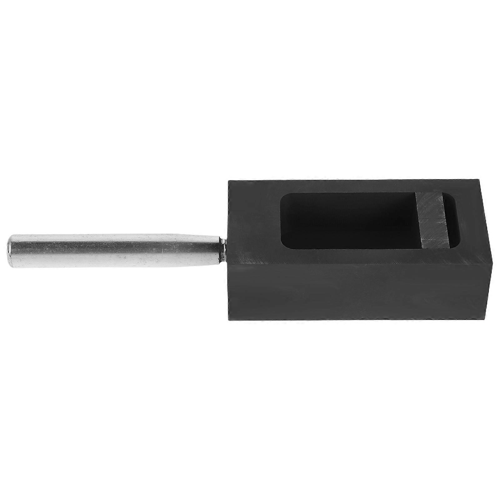 Ingot Mold Graphite Ingot Mold for Copper Aluminum Non-Ferrous Metal DIY Metal Casting Tool with Handheld Design 1Pack