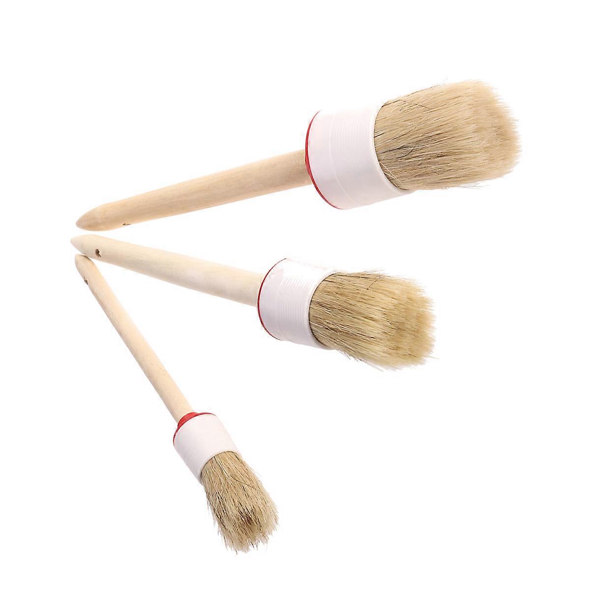 Car Wheel Cleaning Brush with Sturdy Bristles for Easy Grip and Long Handle Use Light Brown plastic