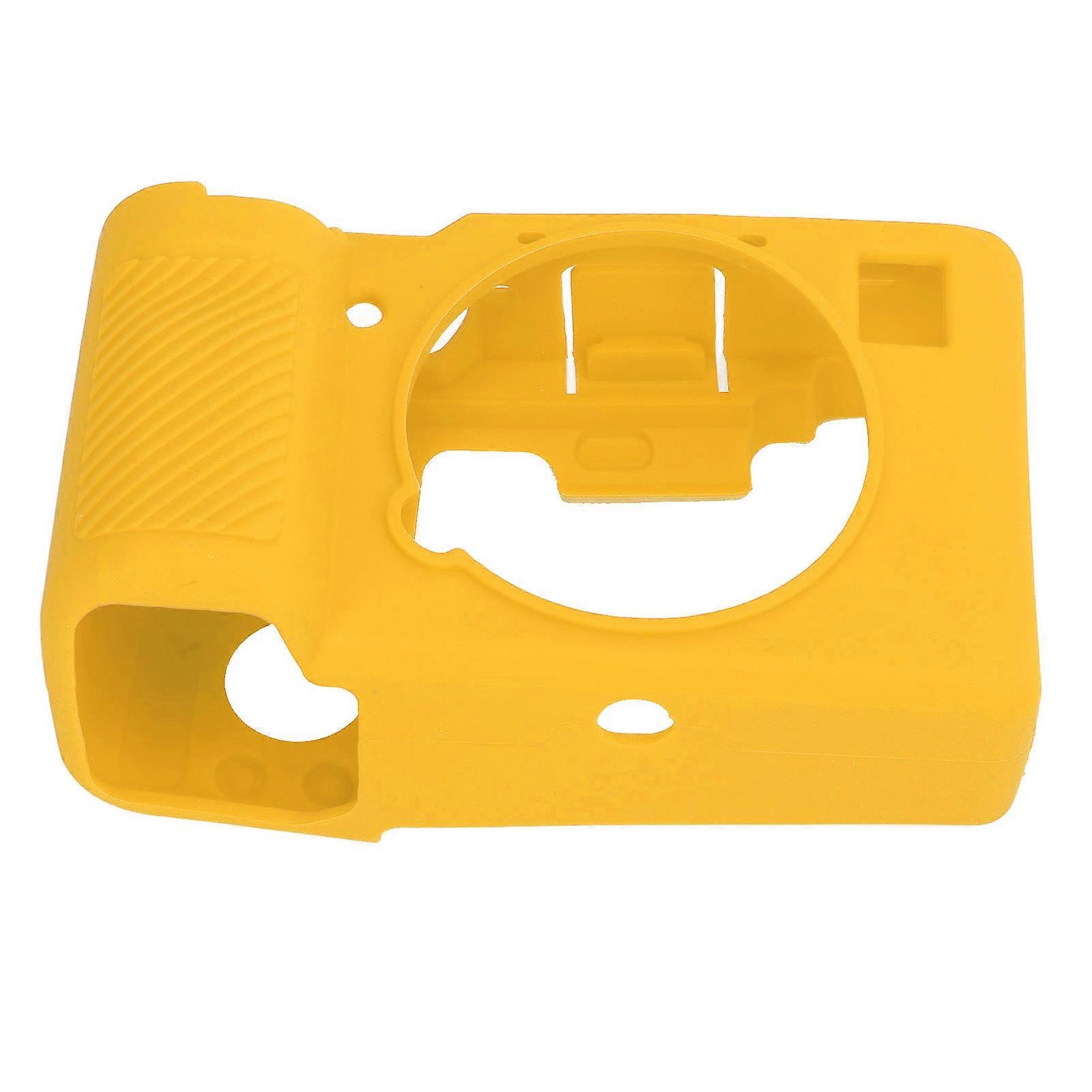 Camera Housing Case Soft Silicone Skin Housing Protective Cover for Sony A7C ProtectionYellow