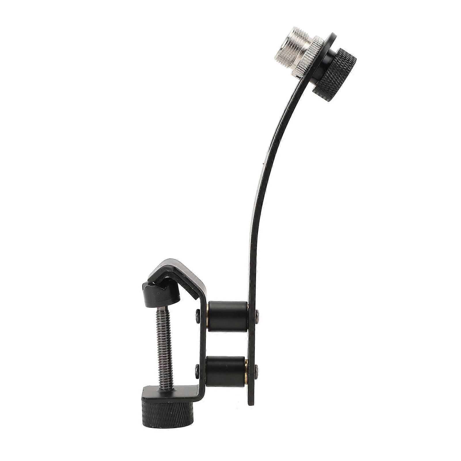 Drum Microphone Clamp with Soft Foam Protection for Drum Kits and Percussion Instruments, Adjustable and Durable Design