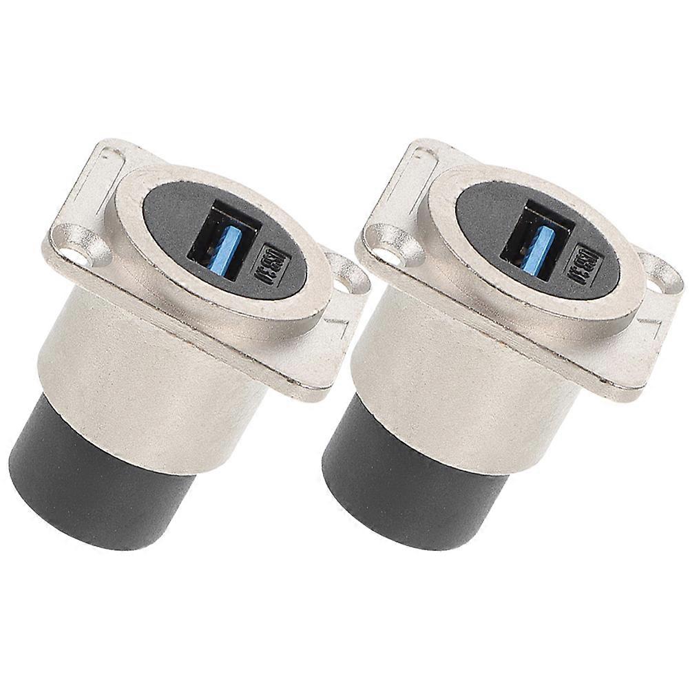 USB 3.0 Flush Mount Connector USB Coupler Ideal For Connectors Used In USB Port Equipment Rectangular Scratch Resistance 1Pcs
