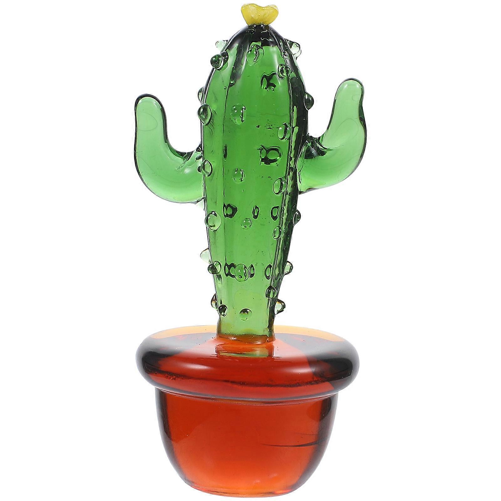 Artificial Cactus Plant Ornament For Party Cake Decoration Or Photo Props Craft Style With 1Set