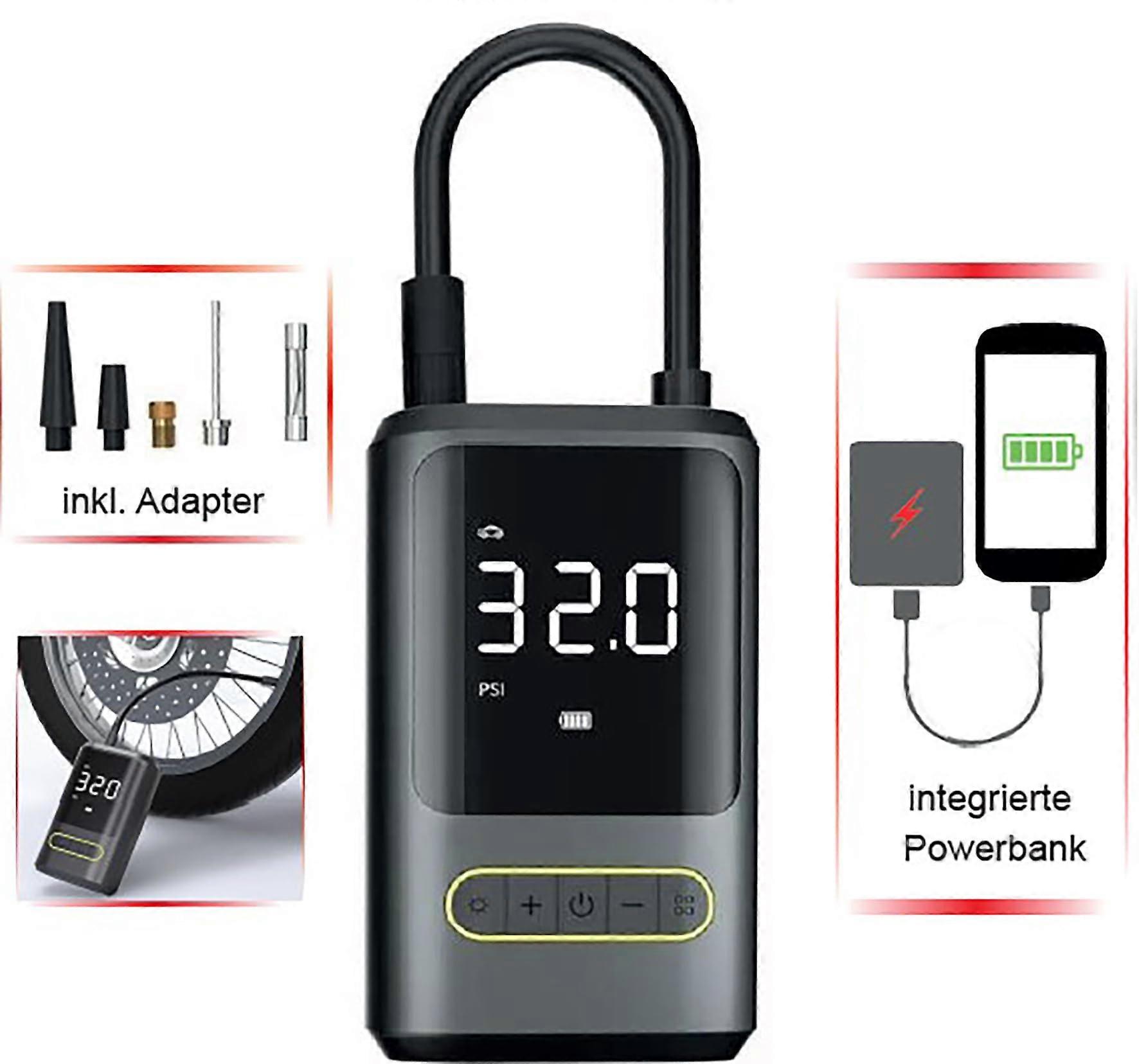 019703 Battery Compressor 10 Bar with Power Bank Function