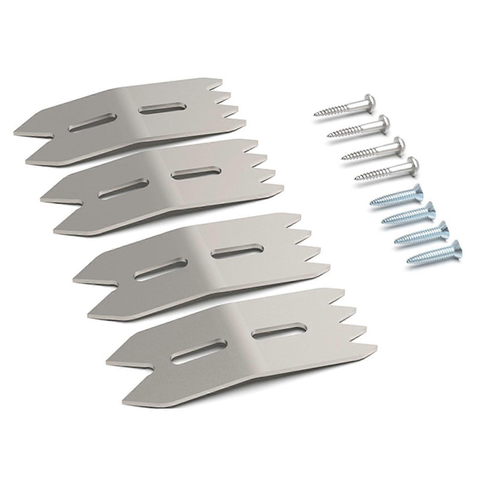 4-Piece Woodworking Clamp Set - Aluminum Alloy Board Fixing Clamps for Precision Positioning and Installation in Wood Projects