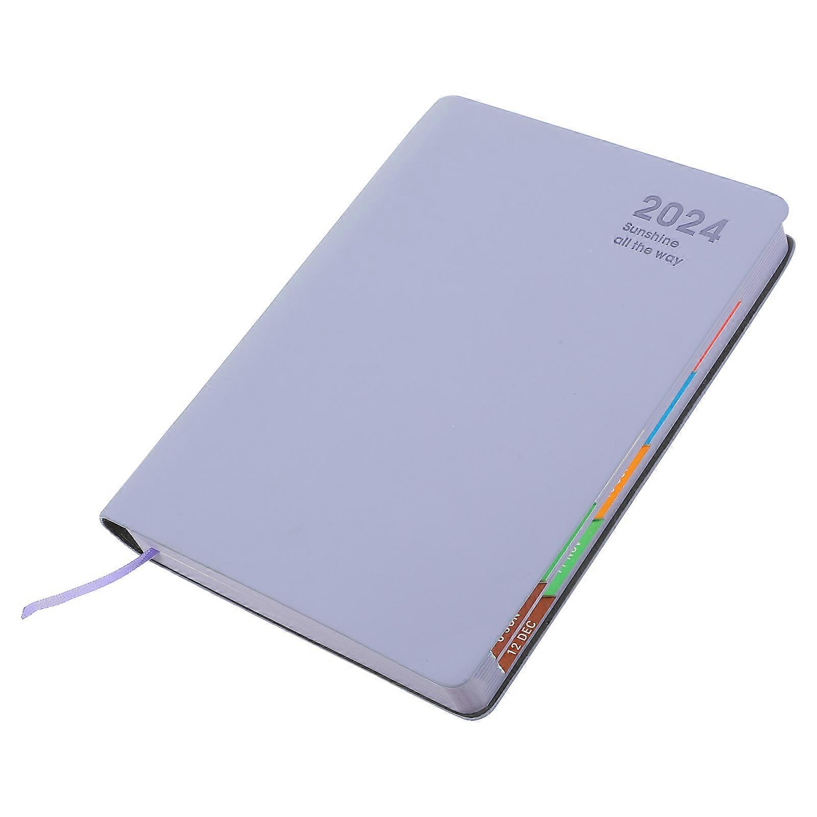 Purple Daily Planner Notebook for Home Use with Design and Practical Features 8.5 x 11 inches
