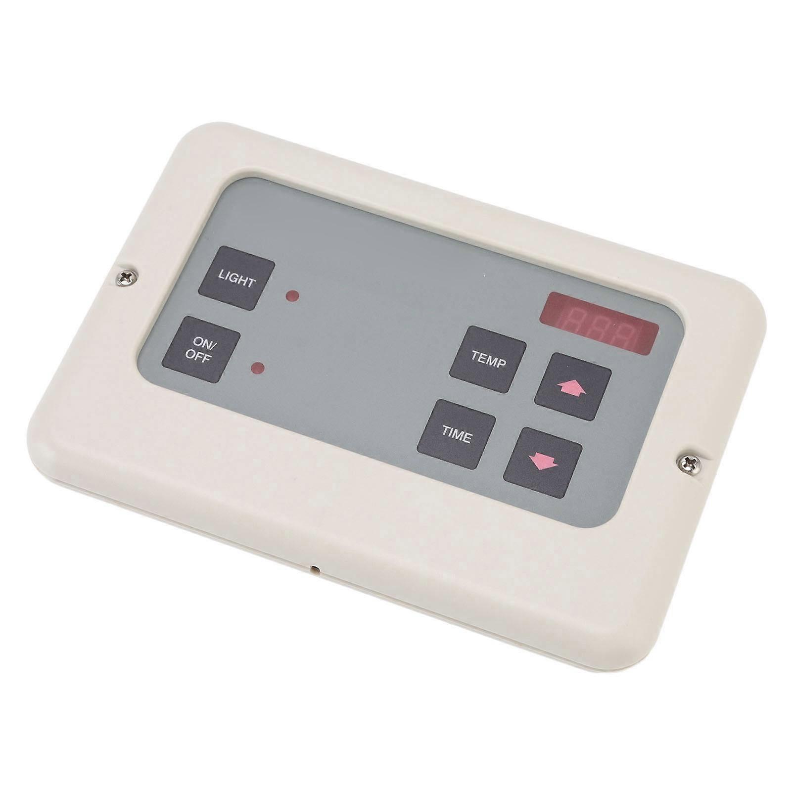 380V Steam Engine Controller Sauna Stove Steam Generator External Controller for Sauna Spa Room White 