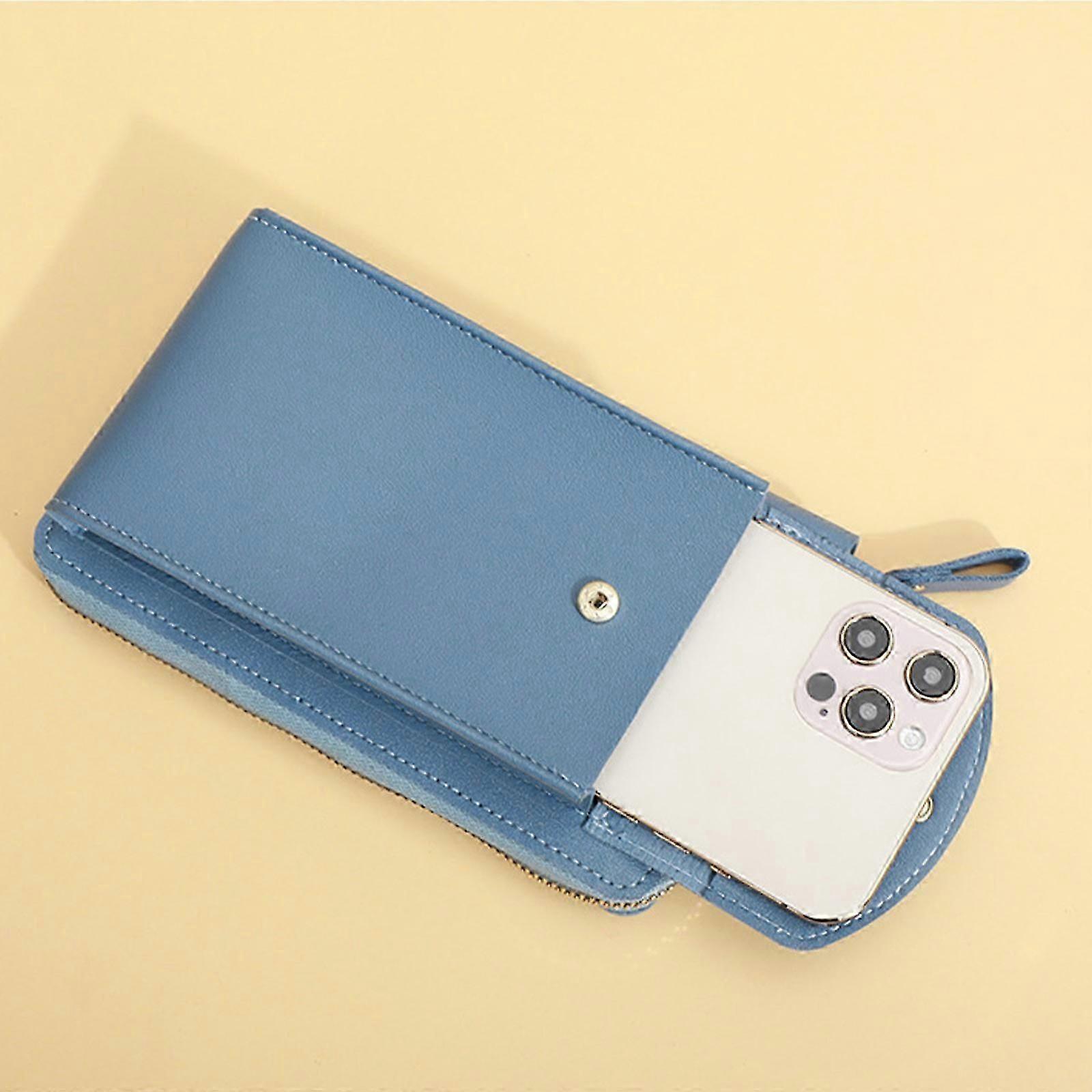 بو الجلود حجب حقيبة الهاتف الخليوي كروسبودي للنساء محفظة محفظة، محفظة الهاتف الخليوي كروسبودي الصغيرة للنساء