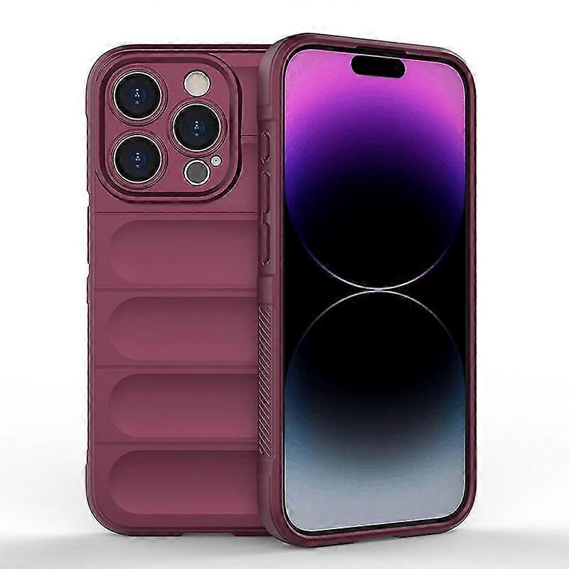 For iphone iPhone 15 Pro Case, Flexible Soft TPU Rubber Grip Shock-Absorbent Protective Case Cover