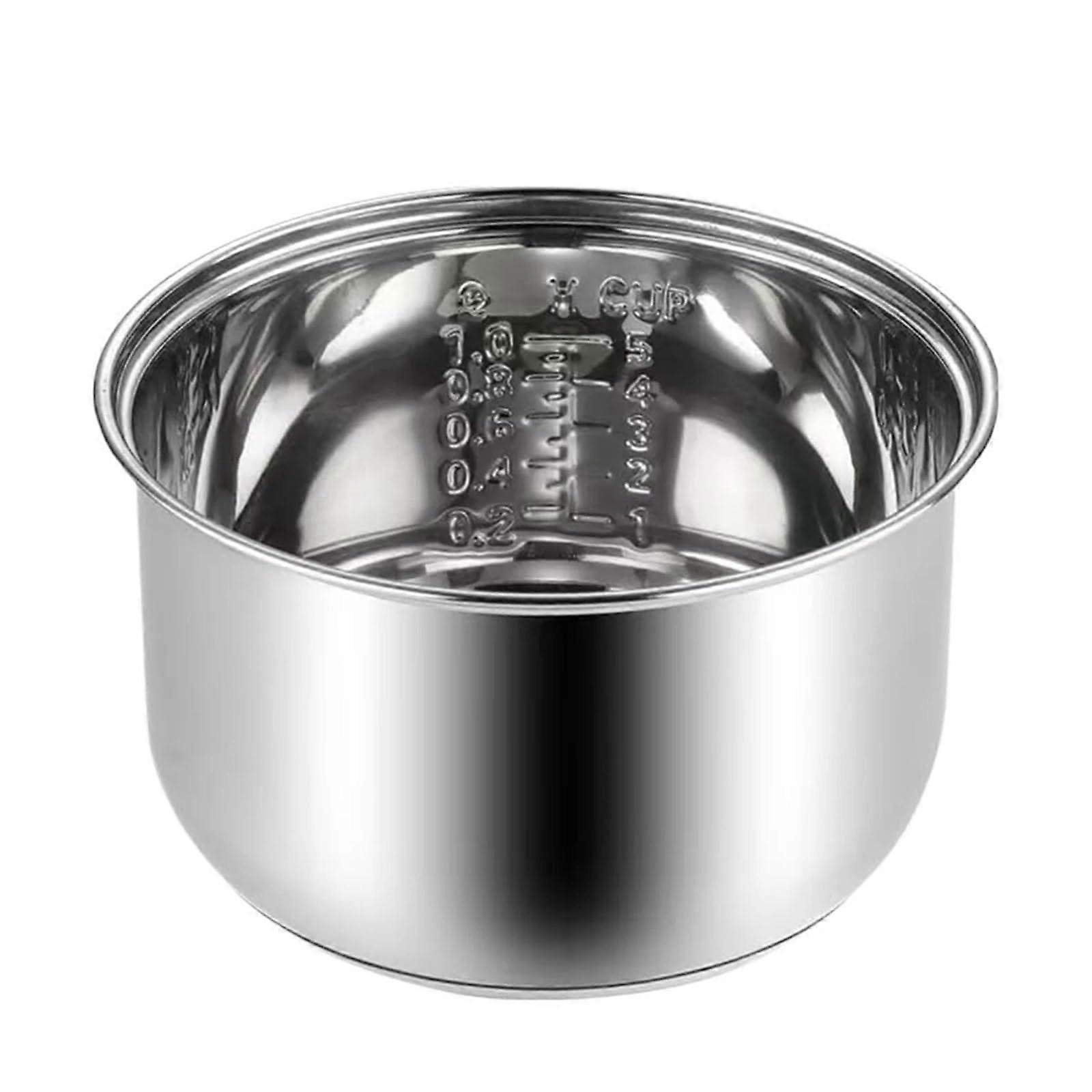 Stainless steel inner pot for rice cooker, stainless steel rice cooker inner pot for multicooker replacement inner pot