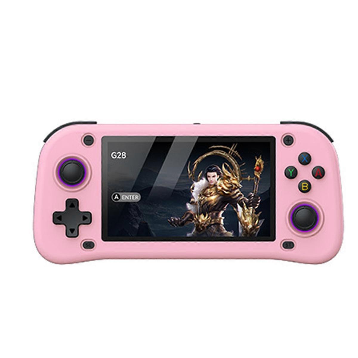 G28 Retro Handheld Video Game Console 64GB 10000+Game 4,3 inch scherm Linux Pocket Player voor /PS1/N64 Simulator B