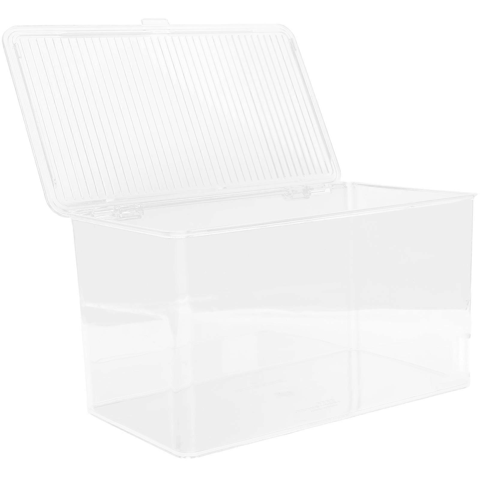 Transparent Sturdy Storage Box for Cosmetics, Sundries, and Gadgets – Multi Purpose Dustproof Organizer for Home, Desktops, and Closets