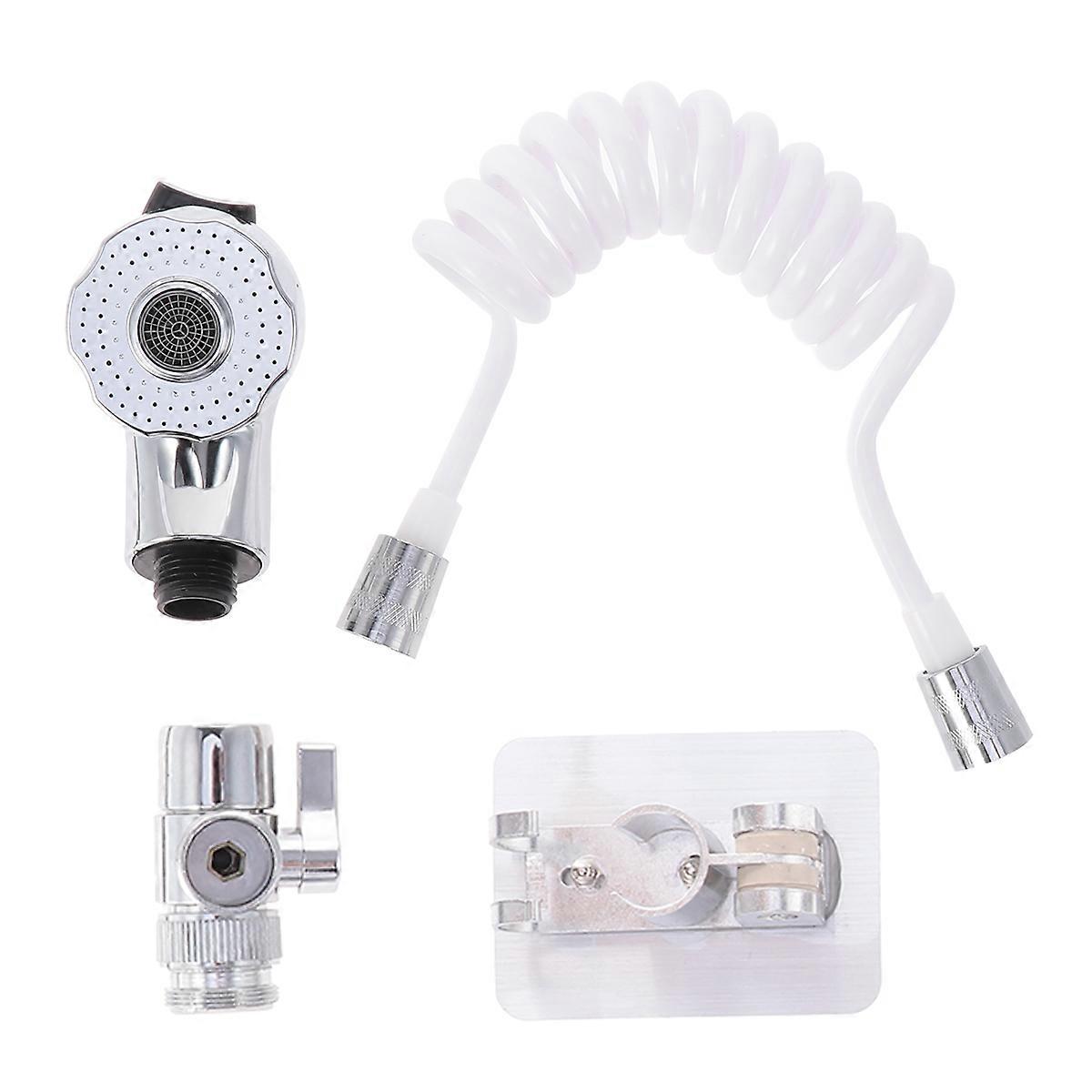 シャワーアウトレットエルボ調節可能なシャワーヘッドブラケットバスルーム使用1セット個人衛生に適した