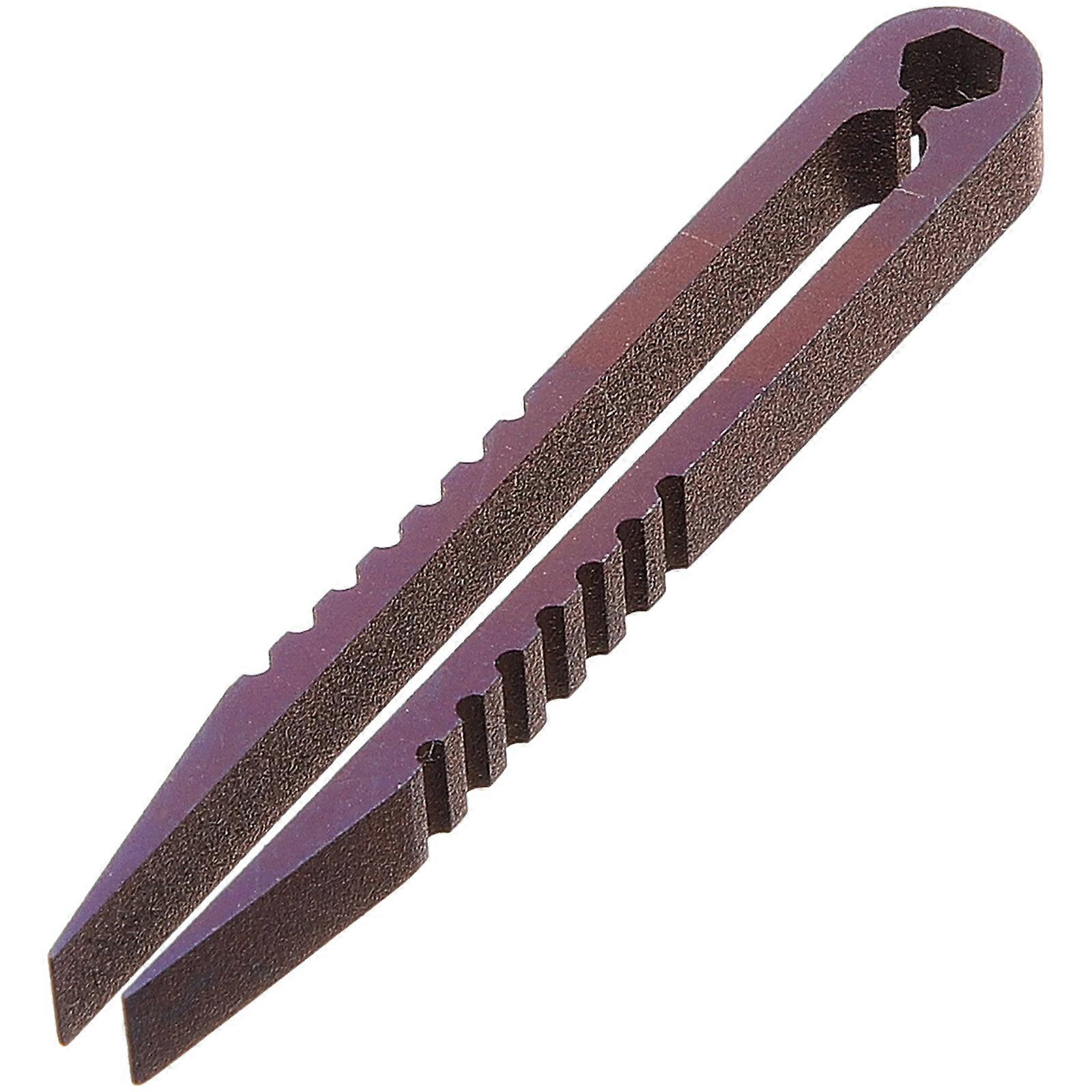 Titanium Multipurpose Portable Tweezer for Outdoor Camping 1 Set