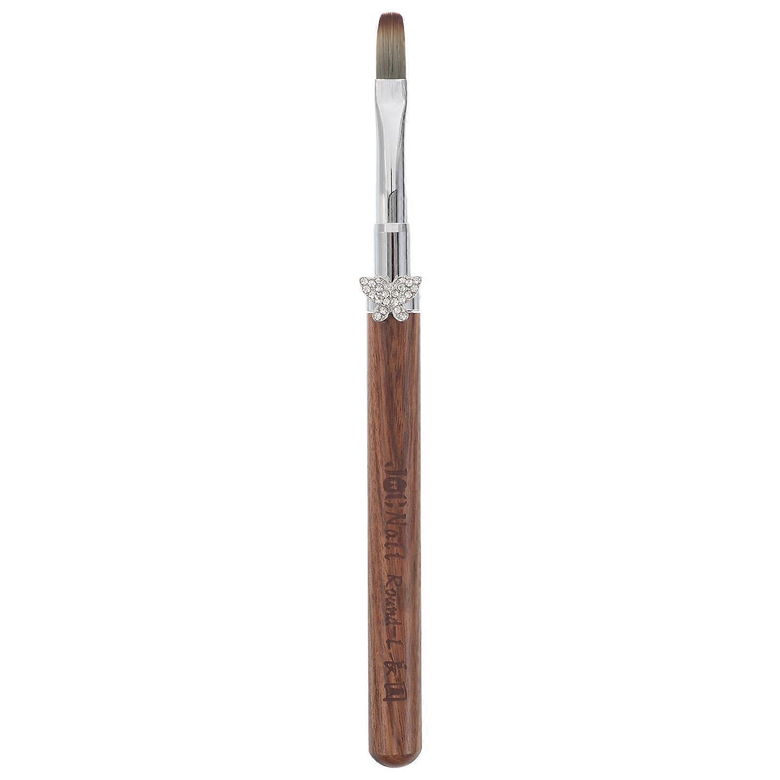 Professional Butterfly Pattern Nail Art Tools with Ergonomic Wood Handle for Seamless Blending – Essential for Salon & DIY Manicures