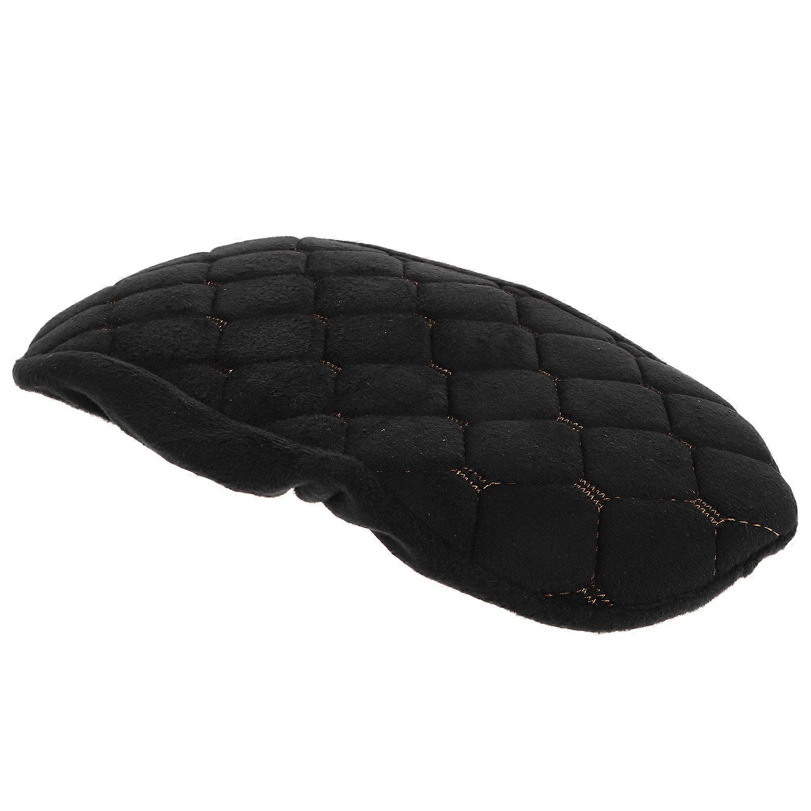 Warm and Comfortable Plush Seat Cover for Electric Scooter Bicycle with Black Color Fits Various