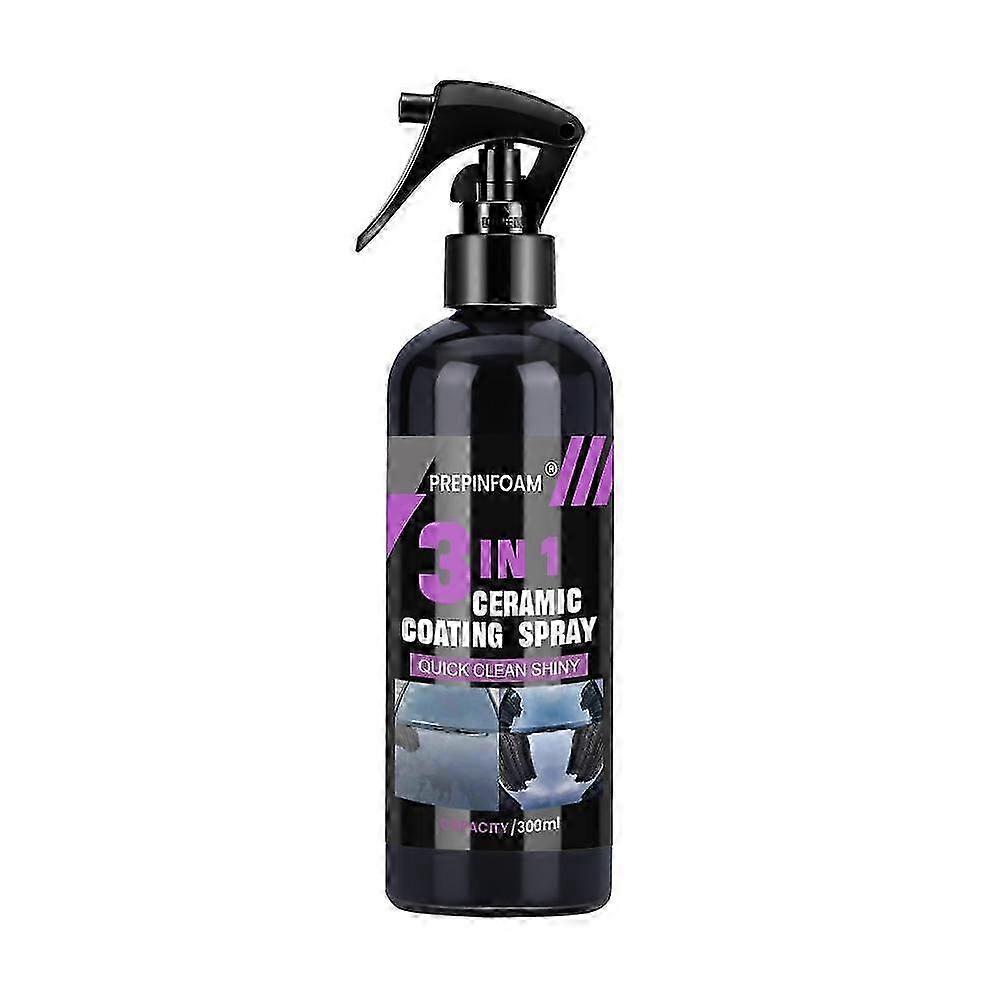 3 in 1 High Protection Fast Nano Ceramic Coating Spray, Quick Car Coating Spray