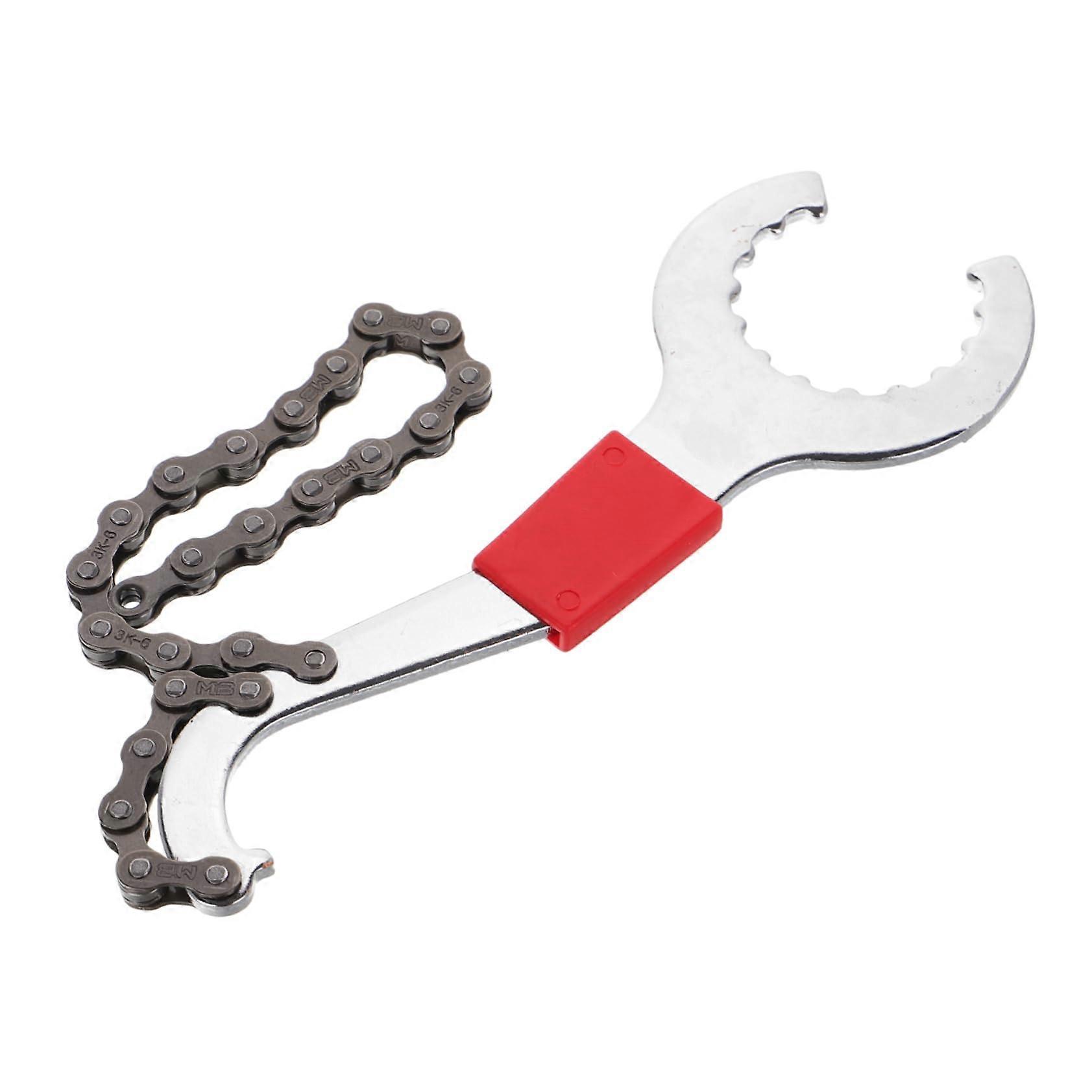 Bicycle Crank Removal Tool Set for Flywheel Repair, Metal Bike Chain Tool, Compatible with Various Bike Models