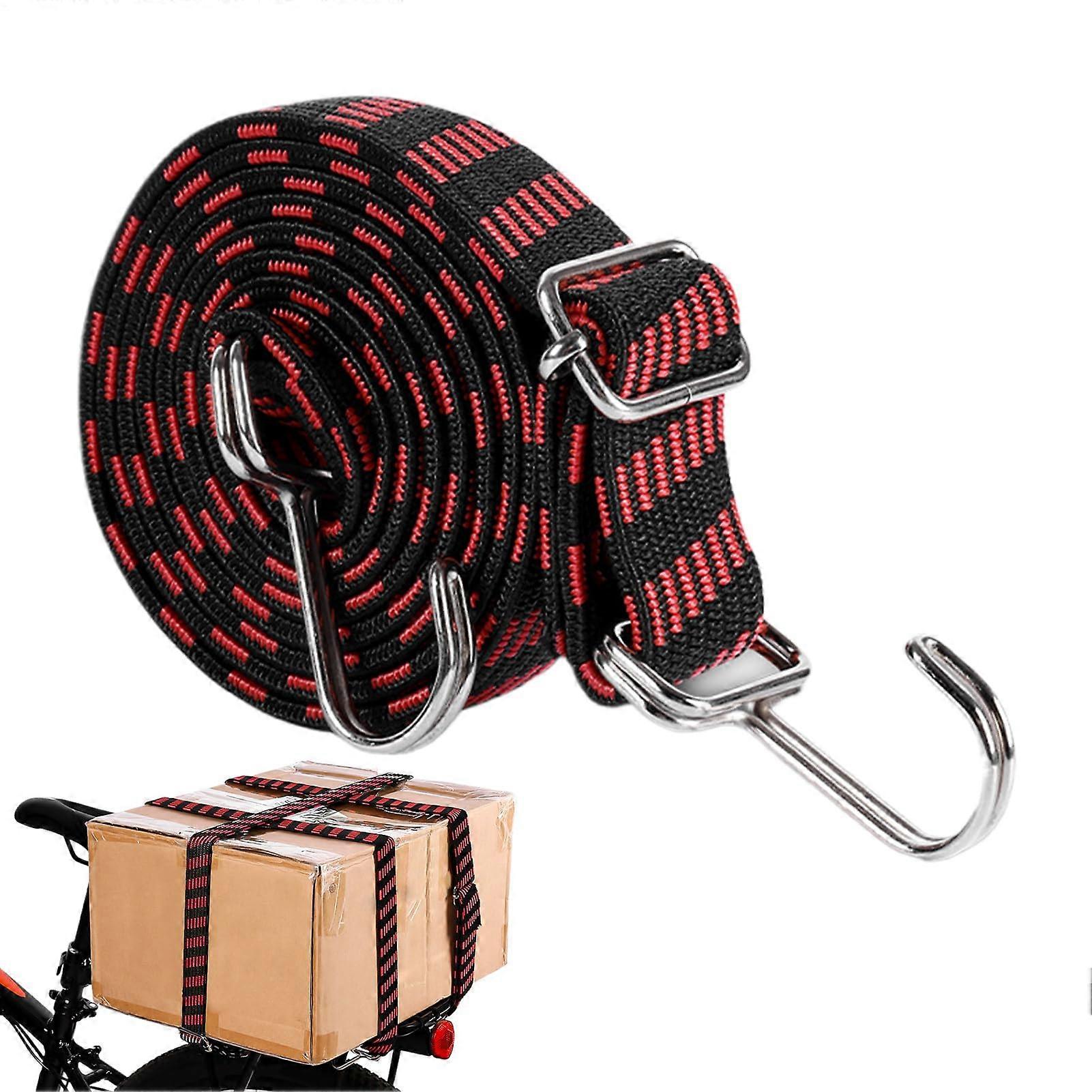 39.37" Extra Strong Rubber Cords with Hooks for Load Securing Camping and Outdoor Sports Equipment