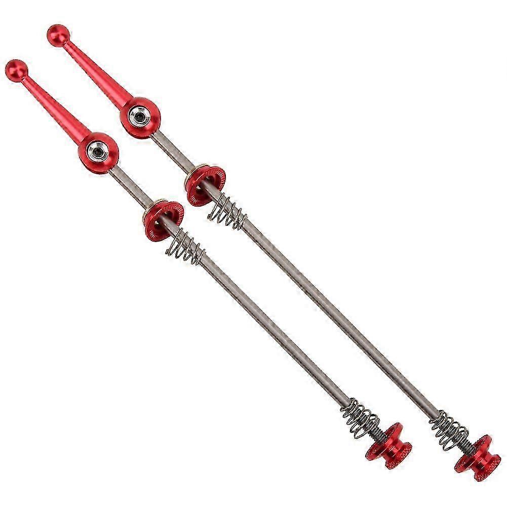Quick Release Skewer Lever Mountain Bike Titanium Shaft Titanium Alloy Folding Wheel Setred )