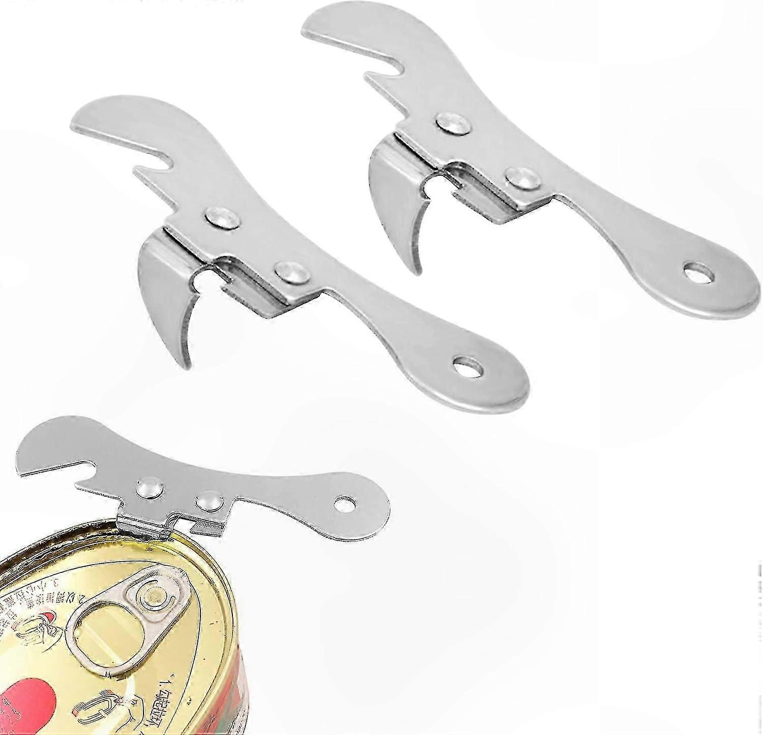 Manual Can and Bottle Opener Tool, Durable Steel Multifunction Opener for Beer and More