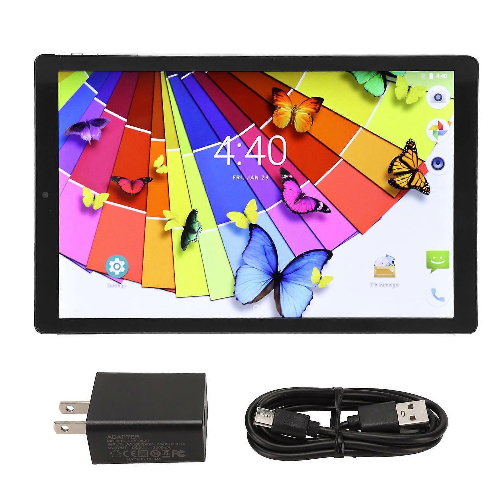 10 Inch HD Tablet with 6GB RAM, 256GB Storage, Octa Core CPU, 7000mAh Battery, 5G WiFi