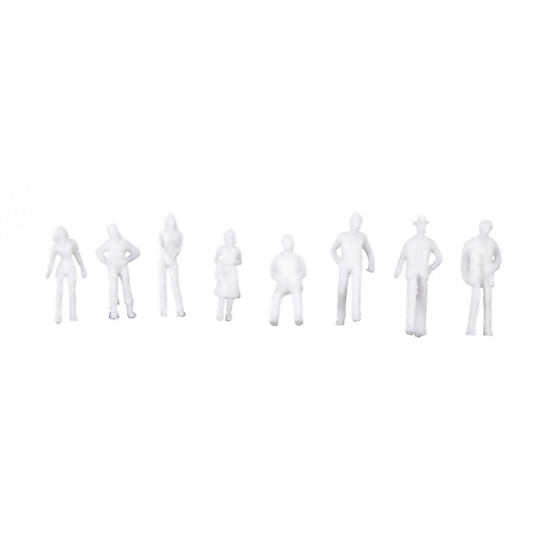 100pcs Figures 1 75 Scaled Models Train Building People  Layout