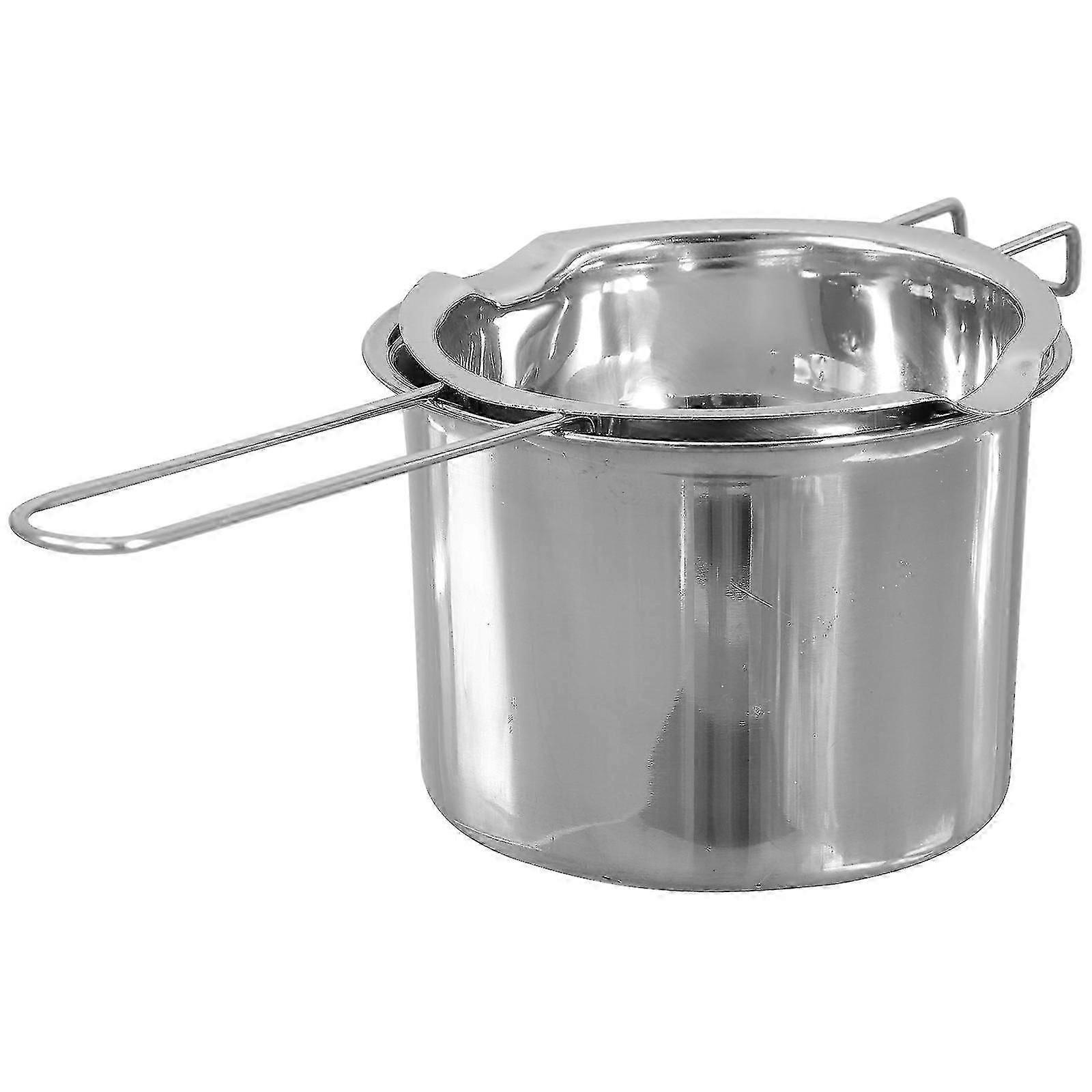 1 مجموعة من الفولاذ المقاوم للصدأ ذوبان وعاء الشمع ذوبان وعاء المطبخ زبدة ذوبان السلطانية- FCY